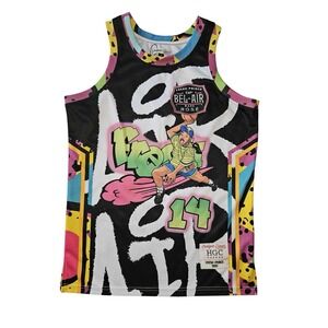 Will Smith Fresh Prince Of Bel Air Headgear Classics Basketball Jersey Mens SZ M